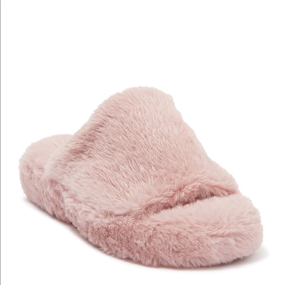 Top Moda  faux fur slippers